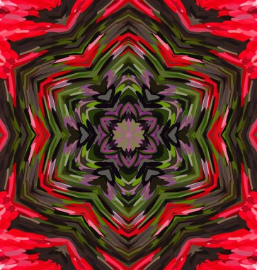 Soyut kaleydoskop arkaplanı. Çoklu renkli kaleydoskop dokusu.