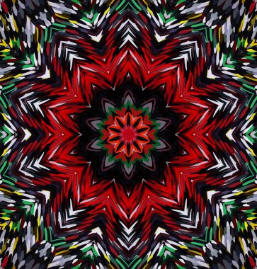 Soyut kaleydoskop arkaplanı. Çoklu renkli kaleydoskop dokusu.