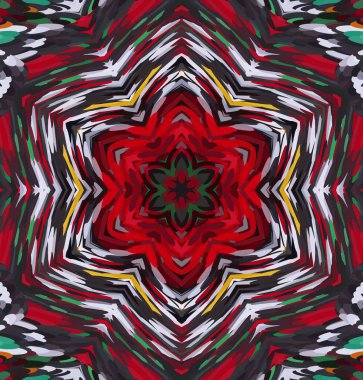 Soyut kaleydoskop arkaplanı. Çoklu renkli kaleydoskop dokusu.