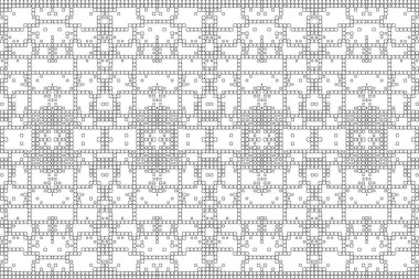 Soyut arkaplan. Monokrom dokusu. Beyaz arkaplanda siyah beyaz çizgiler.