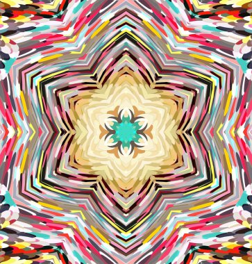 Soyut kaleydoskop arkaplanı. Çoklu renkli kaleydoskop dokusu.