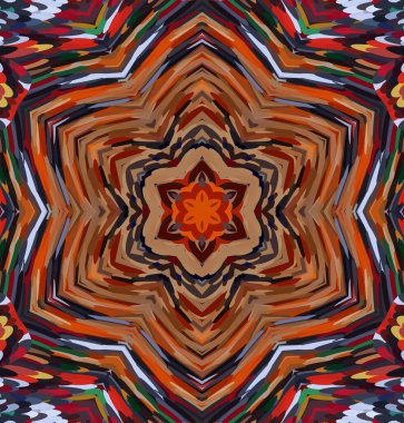 Soyut kaleydoskop arkaplanı. Çoklu renkli kaleydoskop dokusu.