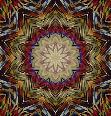 Soyut kaleydoskop arkaplanı. Çoklu renkli kaleydoskop dokusu.