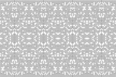 Soyut arkaplan. Monokrom dokusu. Beyaz arkaplanda siyah beyaz çizgiler.