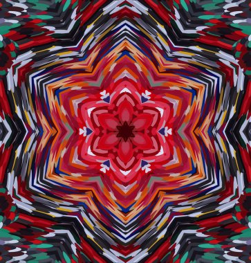 Soyut kaleydoskop arkaplanı. Çoklu renkli kaleydoskop dokusu.