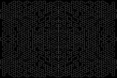 Soyut arkaplan. Monokrom dokusu. Beyaz arkaplanda siyah beyaz çizgiler.