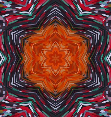 Soyut kaleydoskop arkaplanı. Çoklu renkli kaleydoskop dokusu.