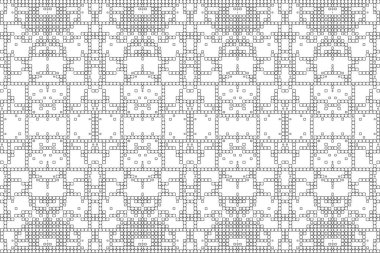 Soyut arkaplan. Monokrom dokusu. Beyaz arkaplanda siyah beyaz çizgiler.