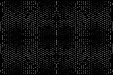 Soyut arkaplan. Monokrom dokusu. Beyaz arkaplanda siyah beyaz çizgiler.