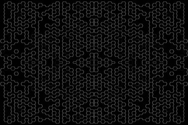 Soyut arkaplan. Monokrom dokusu. Beyaz arkaplanda siyah beyaz çizgiler.