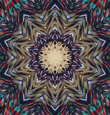 Soyut kaleydoskop arkaplanı. Çoklu renkli kaleydoskop dokusu.