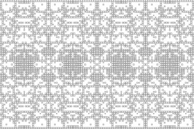 Soyut arkaplan. Monokrom dokusu. Beyaz arkaplanda siyah beyaz çizgiler.