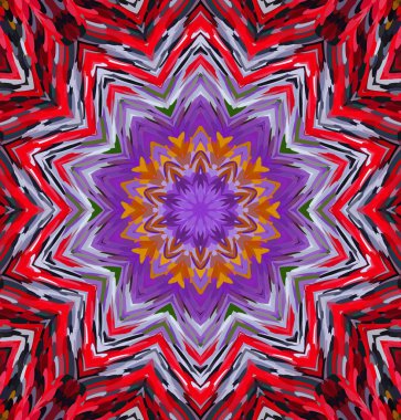 Soyut kaleydoskop arkaplanı. Çoklu renkli kaleydoskop dokusu.