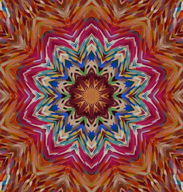 Soyut kaleydoskop arkaplanı. Çoklu renkli kaleydoskop dokusu.