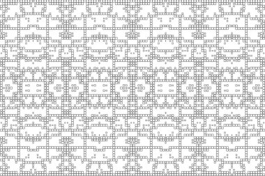 Soyut arkaplan. Monokrom dokusu. Beyaz arkaplanda siyah beyaz çizgiler.