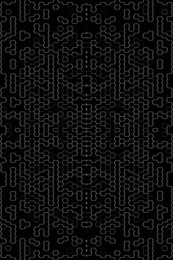 Soyut arkaplan. Monokrom dokusu. Beyaz arkaplanda siyah beyaz çizgiler.