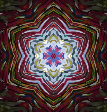 Soyut kaleydoskop arkaplanı. Çoklu renkli kaleydoskop dokusu.