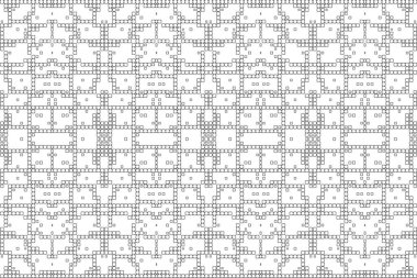 Soyut arkaplan. Monokrom dokusu. Beyaz arkaplanda siyah beyaz çizgiler.