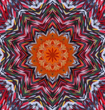 Soyut kaleydoskop arkaplanı. Çoklu renkli kaleydoskop dokusu.