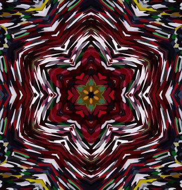 Soyut kaleydoskop arkaplanı. Çoklu renkli kaleydoskop dokusu.