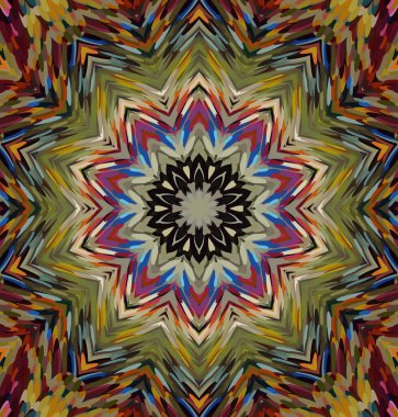 Soyut kaleydoskop arkaplanı. Çoklu renkli kaleydoskop dokusu.