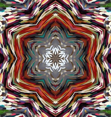 Soyut kaleydoskop arkaplanı. Çoklu renkli kaleydoskop dokusu.