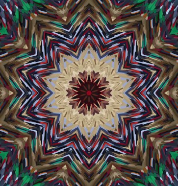 Soyut kaleydoskop arkaplanı. Çoklu renkli kaleydoskop dokusu.