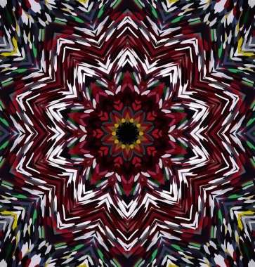 Soyut kaleydoskop arkaplanı. Çoklu renkli kaleydoskop dokusu.