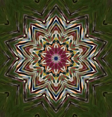 Soyut kaleydoskop arkaplanı. Çoklu renkli kaleydoskop dokusu.