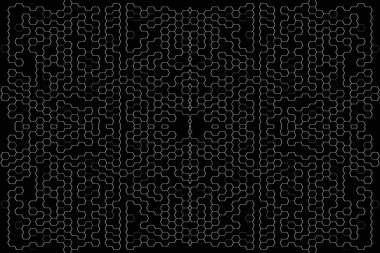 Soyut arkaplan. Monokrom dokusu. Beyaz arkaplanda siyah beyaz çizgiler.