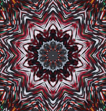 Soyut kaleydoskop arkaplanı. Çoklu renkli kaleydoskop dokusu.