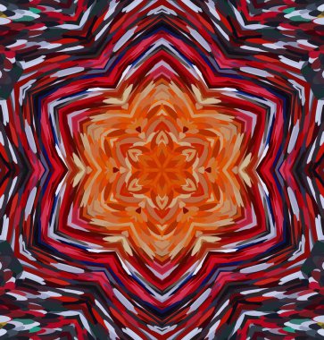 Soyut kaleydoskop arkaplanı. Çoklu renkli kaleydoskop dokusu.