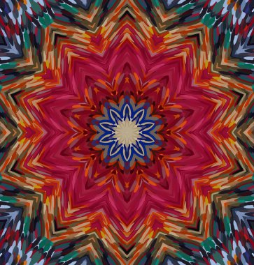 Soyut kaleydoskop arkaplanı. Çoklu renkli kaleydoskop dokusu.