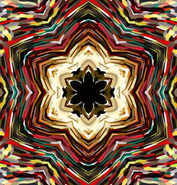 Soyut kaleydoskop arkaplanı. Çoklu renkli kaleydoskop dokusu.