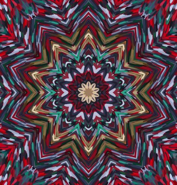 Soyut kaleydoskop arkaplanı. Çoklu renkli kaleydoskop dokusu.