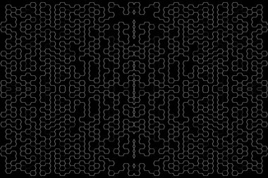 Soyut arkaplan. Monokrom dokusu. Beyaz arkaplanda siyah beyaz çizgiler.