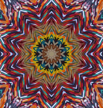 Soyut kaleydoskop arkaplanı. Çoklu renkli kaleydoskop dokusu.