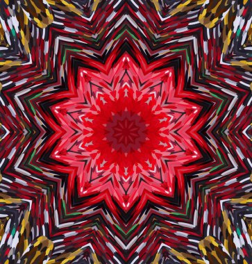 Soyut kaleydoskop arkaplanı. Çoklu renkli kaleydoskop dokusu.