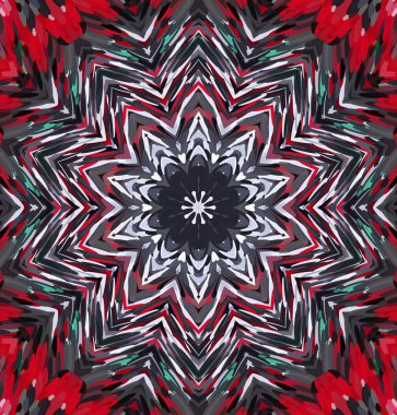 Soyut kaleydoskop arkaplanı. Çoklu renkli kaleydoskop dokusu.