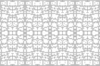 Soyut arkaplan. Monokrom dokusu. Beyaz arkaplanda siyah beyaz çizgiler.