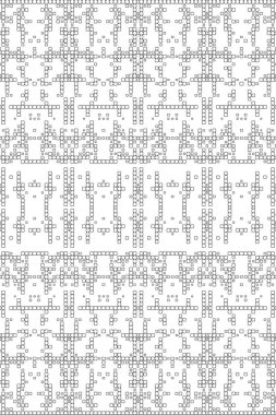 Soyut arkaplan. Monokrom dokusu. Beyaz arkaplanda siyah beyaz çizgiler.