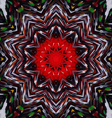 Soyut kaleydoskop arkaplanı. Çoklu renkli kaleydoskop dokusu.