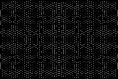 Soyut arkaplan. Monokrom dokusu. Beyaz arkaplanda siyah beyaz çizgiler.