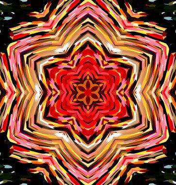 Soyut kaleydoskop arkaplanı. Çoklu renkli kaleydoskop dokusu.