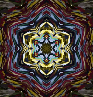 Soyut kaleydoskop arkaplanı. Çoklu renkli kaleydoskop dokusu.