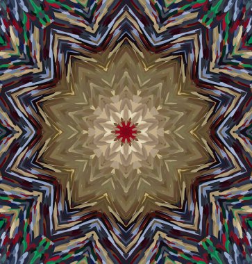 Soyut kaleydoskop arkaplanı. Çoklu renkli kaleydoskop dokusu.