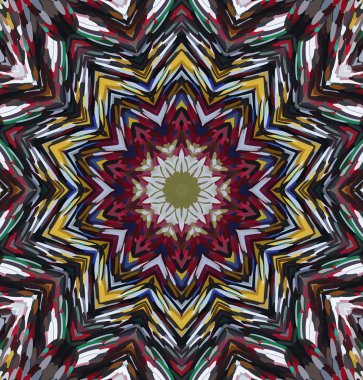 Soyut kaleydoskop arkaplanı. Çoklu renkli kaleydoskop dokusu.