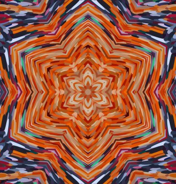 Soyut kaleydoskop arkaplanı. Çoklu renkli kaleydoskop dokusu.