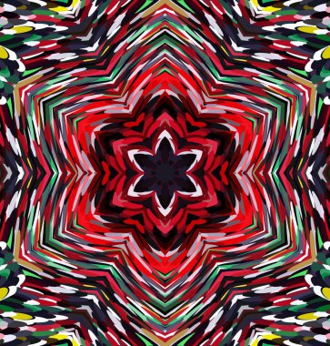 Soyut kaleydoskop arkaplanı. Çoklu renkli kaleydoskop dokusu.