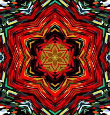 Soyut kaleydoskop arkaplanı. Çoklu renkli kaleydoskop dokusu.